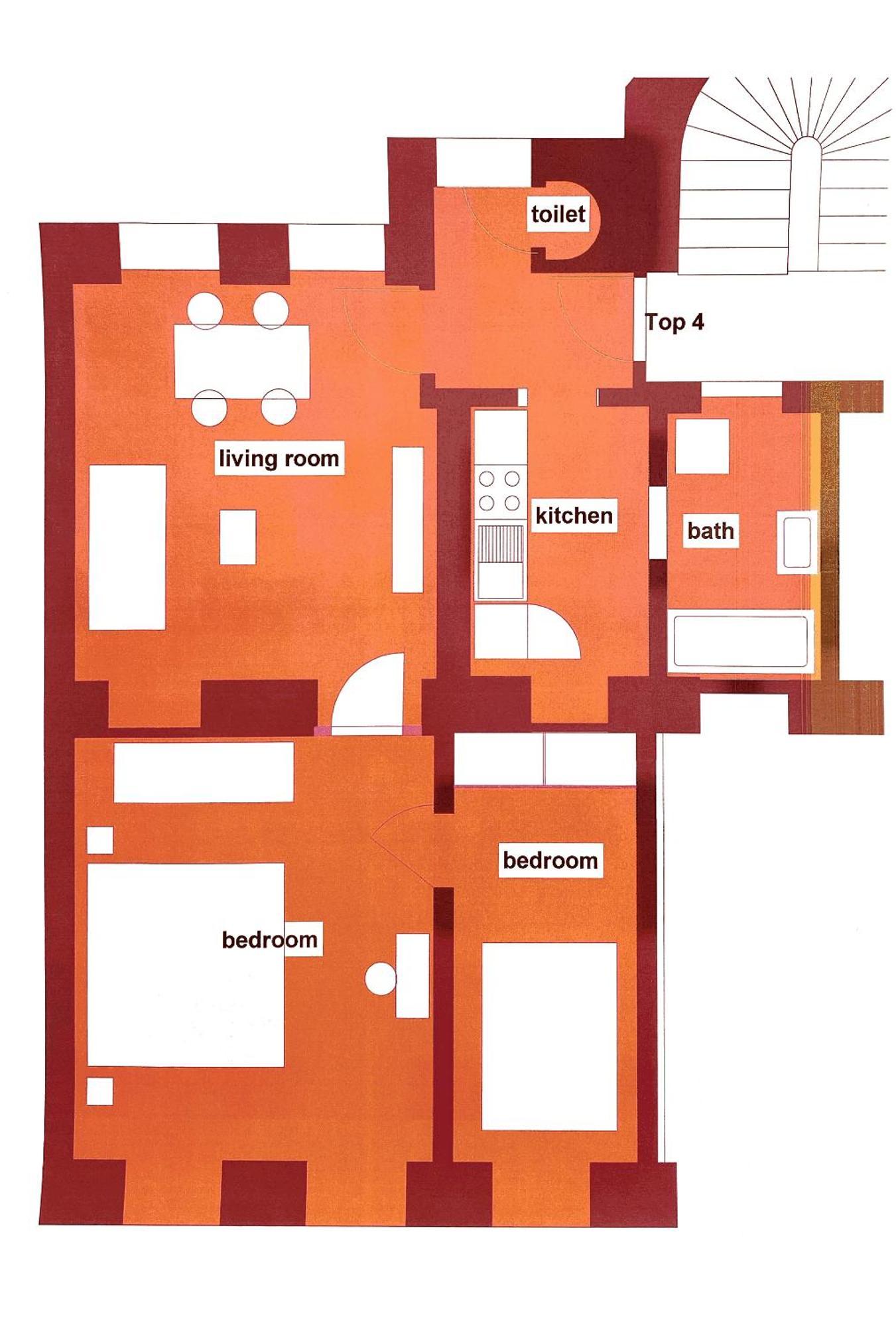 Apartment Number 4 Wina Bagian luar foto